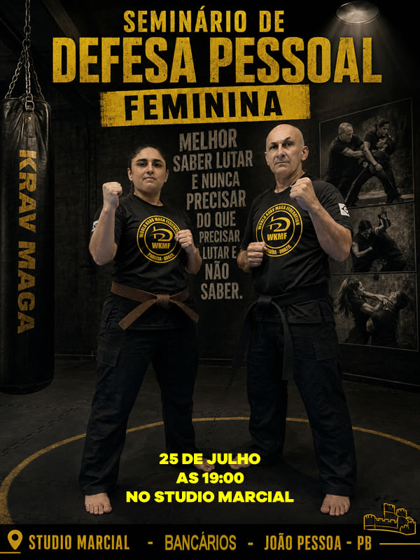 Cartaz - CURSO DE DEFESA PESSOAL FEMININA