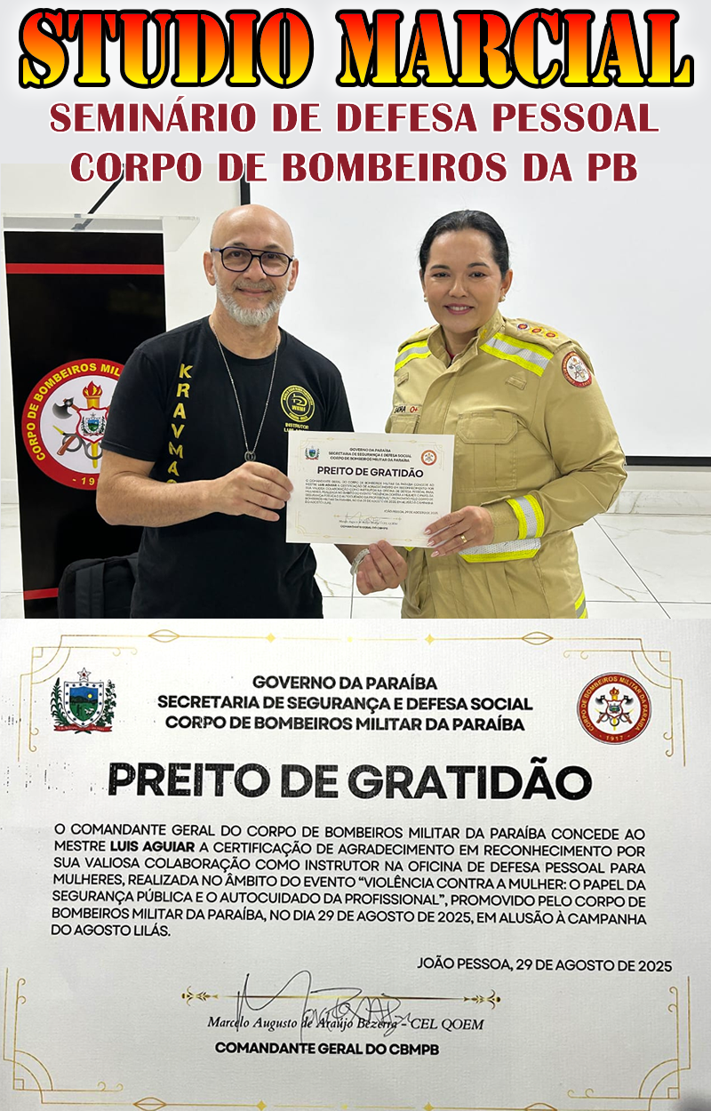Seminário de Defesa Pessoal Feminina no Corpo de Bombeiros PB